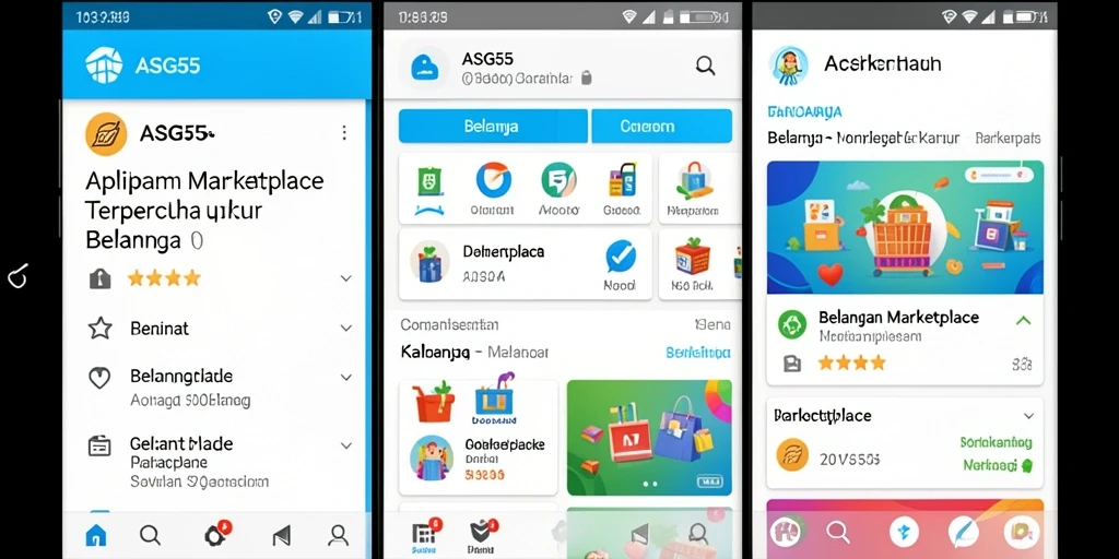 Tampilan antarmuka ASG55 yang sederhana dan fungsional.