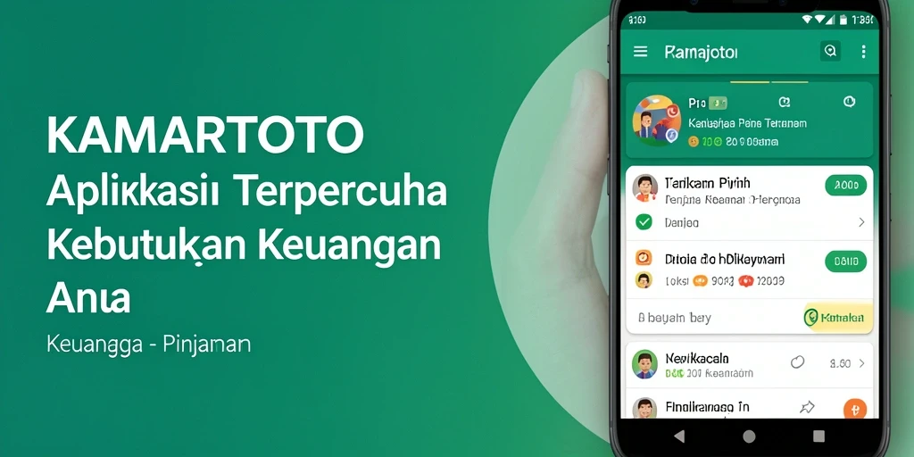 Tampilan antarmuka KAMARTOTO yang sederhana dan memudahkan pengguna.